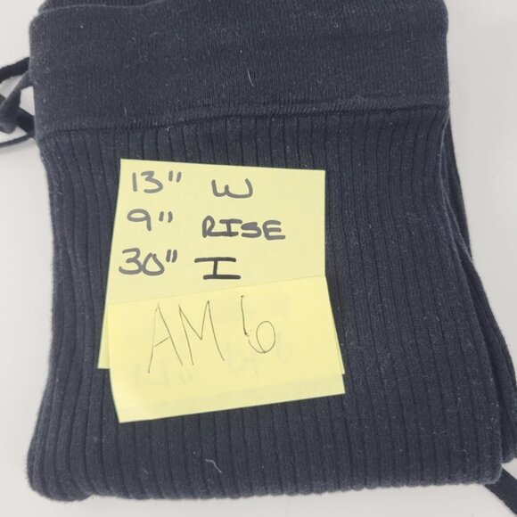 Gapbody Ribbed Black Sweater Leggings - Picture 2 of 5